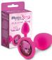 Preview: RelaXxxx Silicone Diamont Plug pink/pink Size M