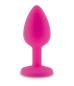 Preview: RelaXxxx Silicone Diamont Plug pink/blue Size M