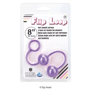 Flip Loop Silicone Love Balls ca.20.3cm purple