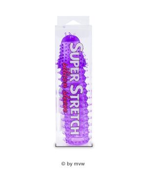 Super Stretch silicone sleeve ca.14cm purple