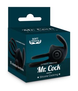 Mr.Cock Ultimate Vibrating Silicone Cockring black
