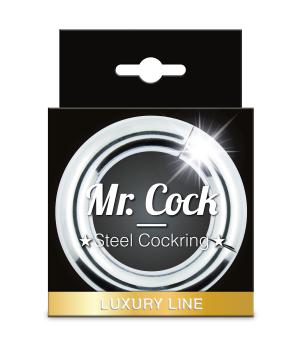 Mr.Cock Luxury Line Steel Cockring Magnetic Lock 50mm