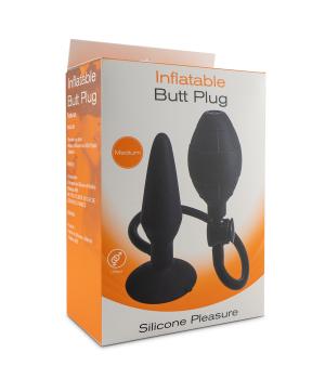 Inflatable Butt Plug Large black