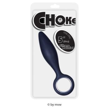Choke Silicone Butt Plug ca. 13 cm Black