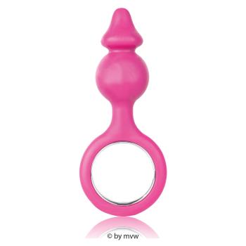 Choke Silicone Butt Plug ca. 9 cm Pink NETTO