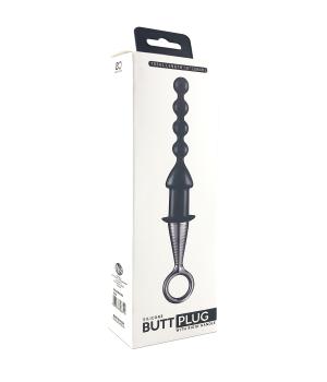 Silicone Butt Plug with Rigid Handle