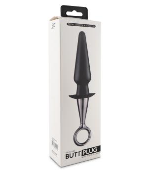 Silicone Butt Plug with Rigid Handle