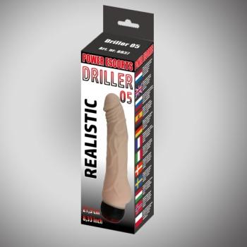 Driller 05 Realistic Vibrator Flesh 21.5 cm
