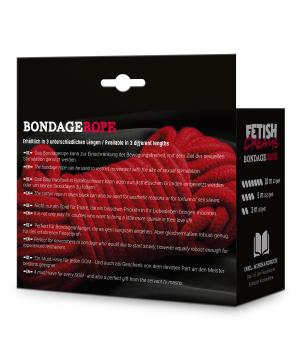 Fetish Dreams Bondage Rope 10 m Red