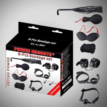 8-Pcs Bondage Set Beginner Set