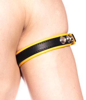 Prowler RED Bicep Band Black/Yellow OS