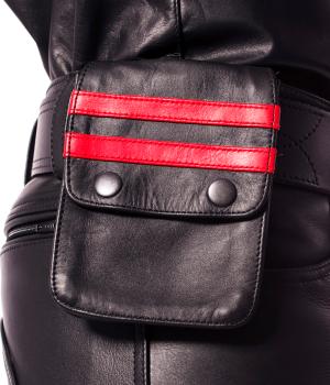 Prowler RED Leather Wallet Black/Red OS