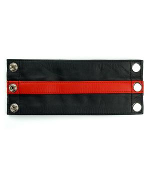 Prowler RED Leather Wrist Wallet Black/Red Large
