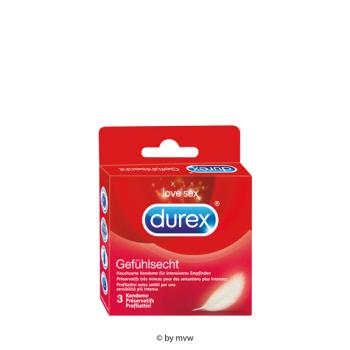 Durex Gefuehlsecht 3 Kondome NETTO