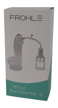 PP016 Realistische Penispumpe XL Professional glasklar NETT