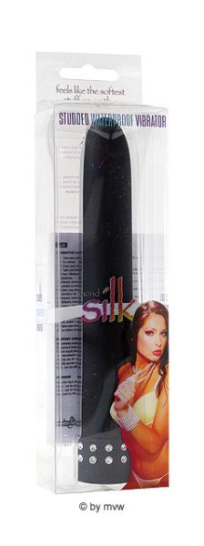 Diamond Silk Vibrator ca.17cm black