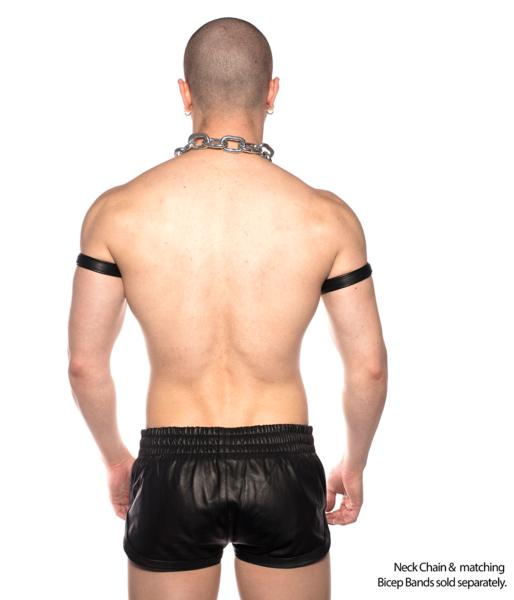 Prowler RED Leather Sports Shorts Black Xsmall