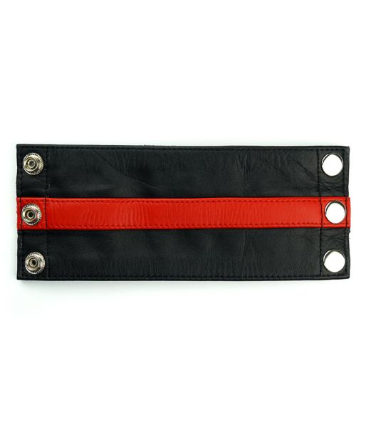 Prowler RED Leather Wrist Wallet Black/Red Medium