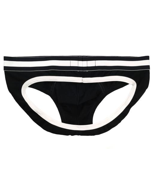 Prowler Classic Backless Brief Black/White Large