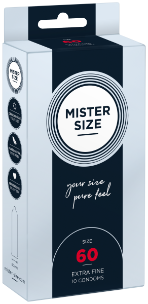 Mister Size 10 Kondome 60mm NETTO