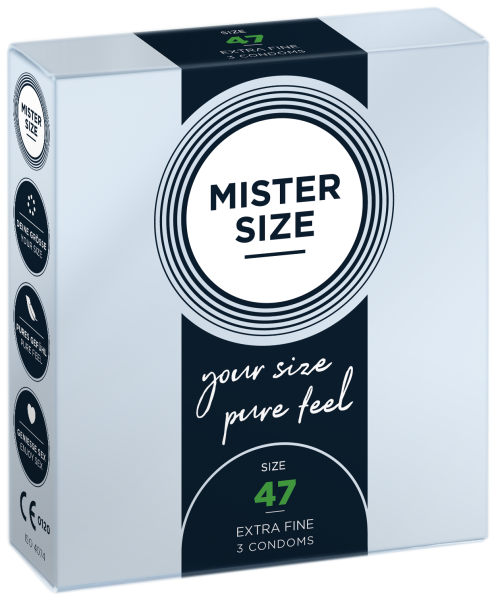 Mister Size 3 Kondome 47mm NETTO